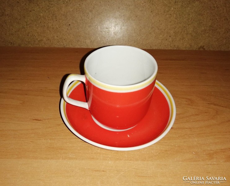 Hollóházi porcelán kávés csésze aljjal (0-1)