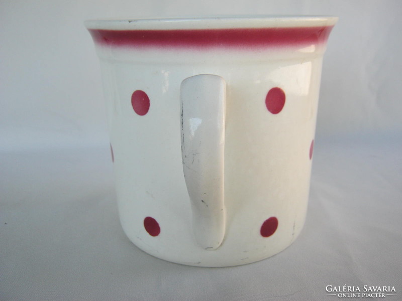 Granite ceramic polka dot 1 liter large mug