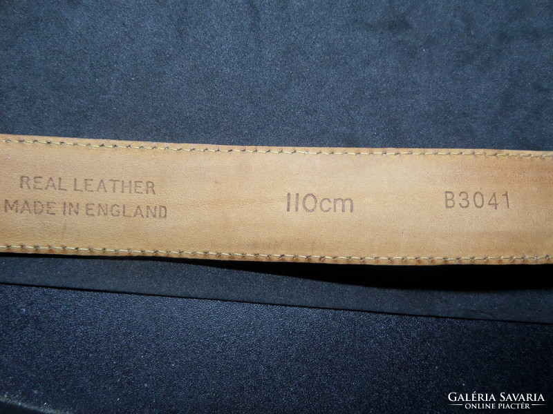 Vintage 80's/90's regent belt company (original) men's leather belt length: 124 cm, width: 2.8 cm buckle: 4 x 4 cm