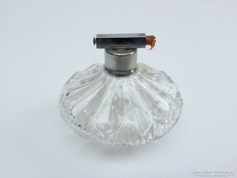 Old vintage crystal perfume bottle