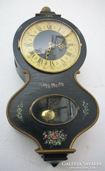 Boulle style wall clock