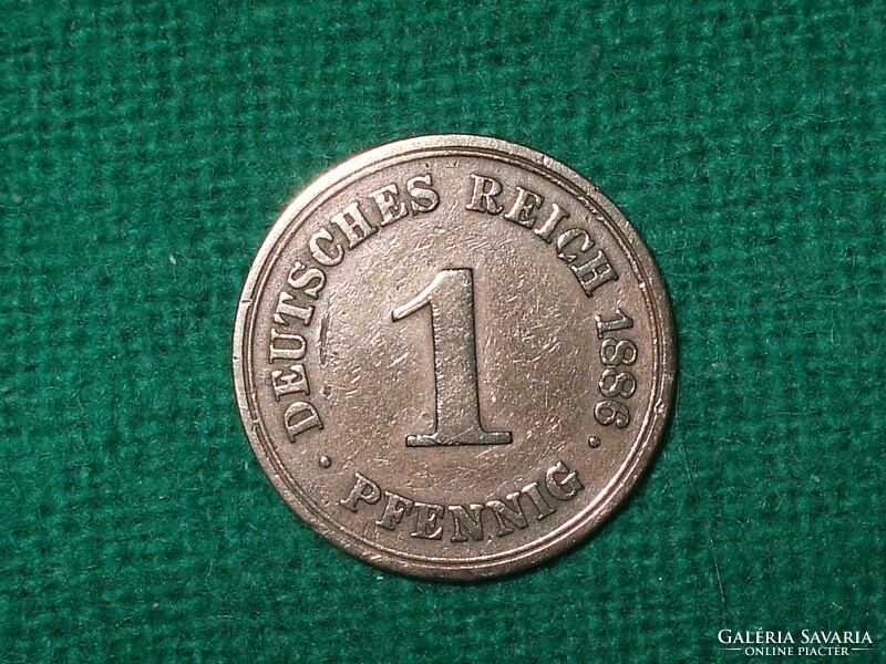 1 Pfennig 1886 ! Németország  !