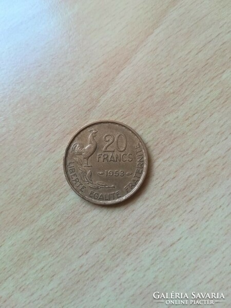 Franciaország 20 Francs 1953