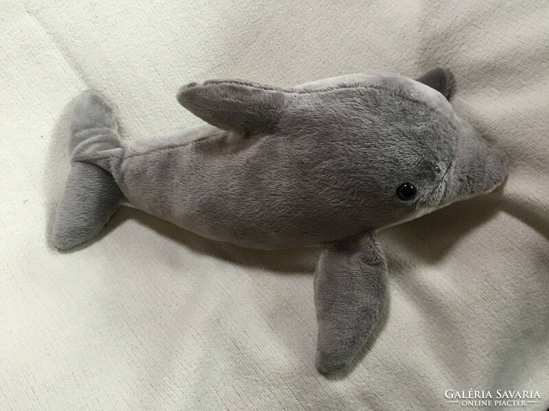 Large plush dolphin, made for a Swiss distributor, in good condition