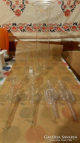 Winemaking glass measuring flask test tube set winemaking glass supplies gas knockers