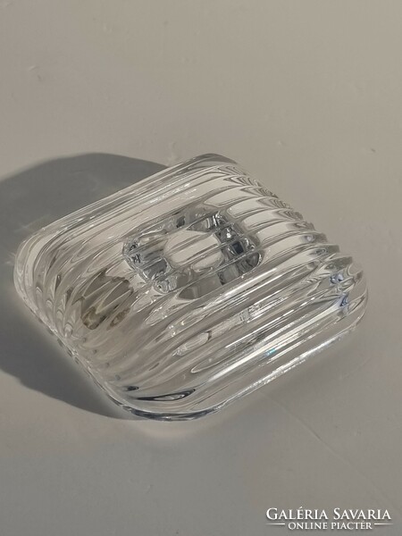 Villeroy & Boch vintage kristályüveg gyertyatartó-jelzett,ritka darab