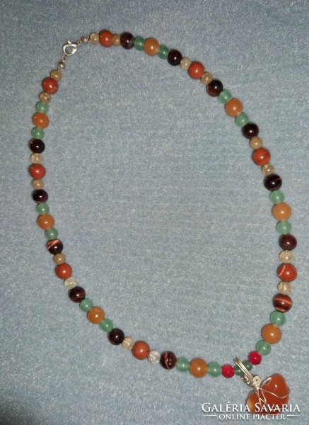 Multi chakra necklace with carnelian! - Lots and lots of handmade jewelry