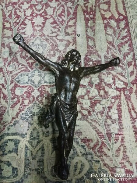 Corpus Christ, end of the 19th century, cast iron corpus, from a chapel, church, but still beautiful collectors