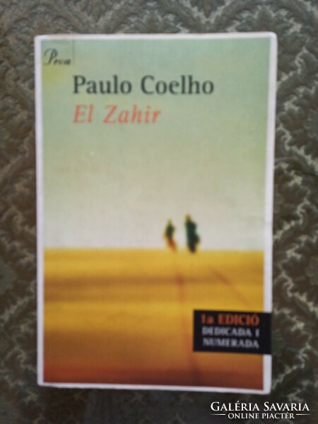 Dedikált Coelho könyv