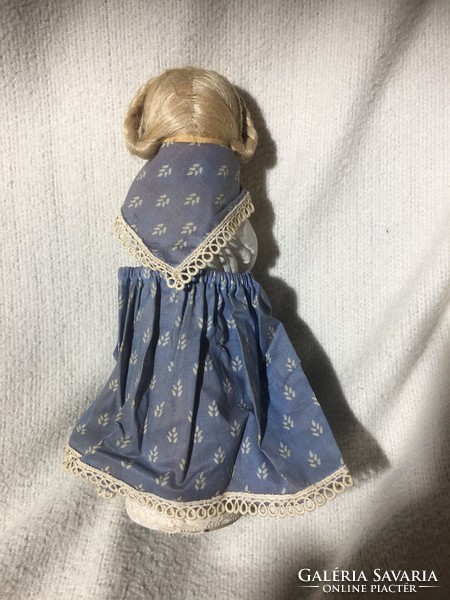 Textile doll, vintage rag doll, girl figure