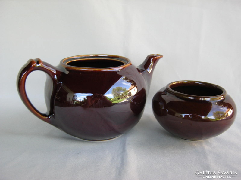 Gorka ceramic teapot and sugar bowl
