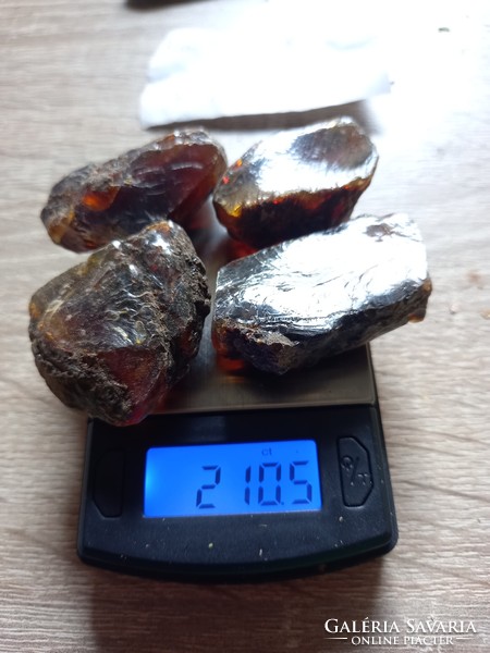 Blue amber from Indonesia 56 gr