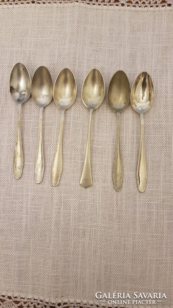 6 Berndorf tea spoons
