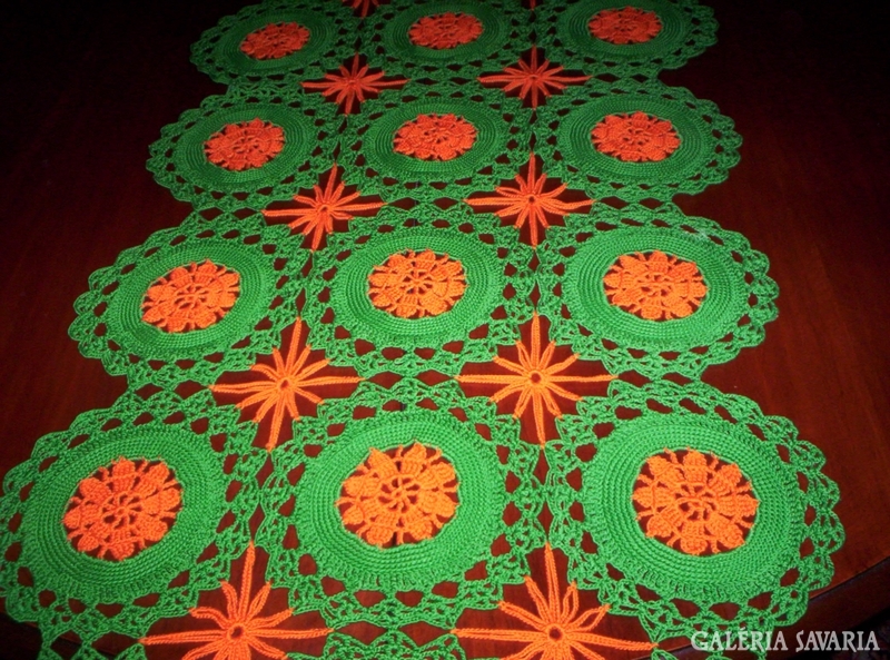 Crochet runner 150x52 cm, looks very good on the table x