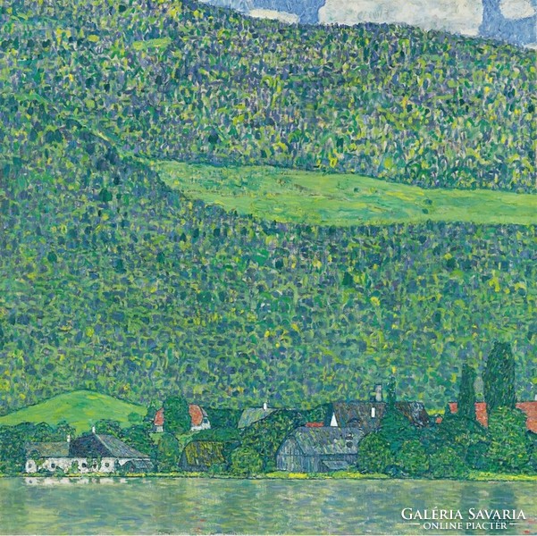 Klimt - Litzlberg - vakrámás vászon reprint