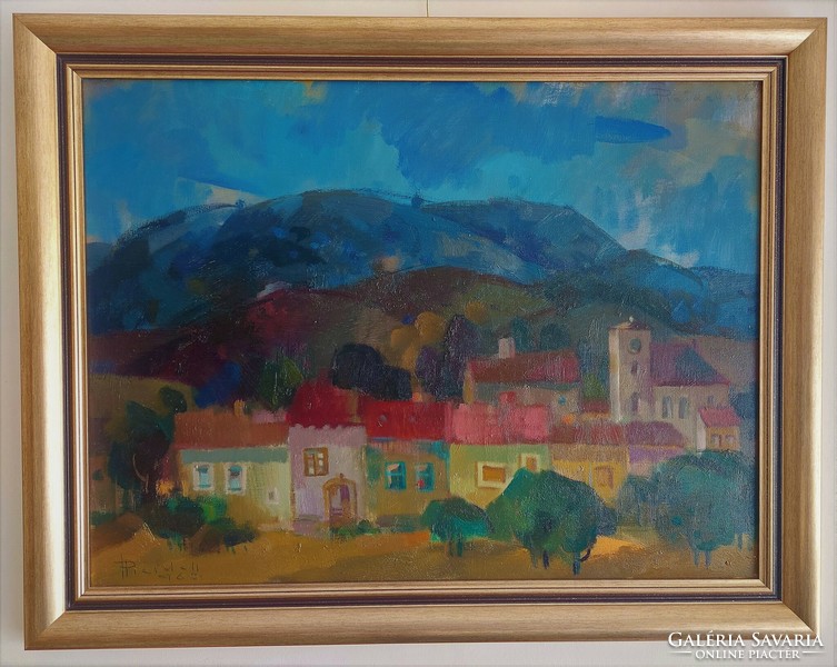 János Pleidell: village under the mountains