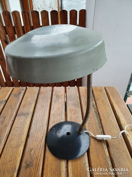 Retro deer table lamp gray