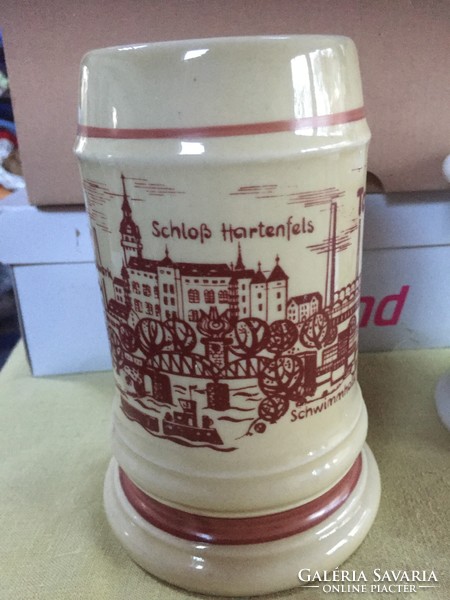 Ceramic German beer mug, jug (43)
