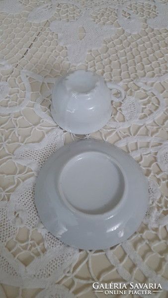 Kékvirágos,mini porcelán teáskészlet