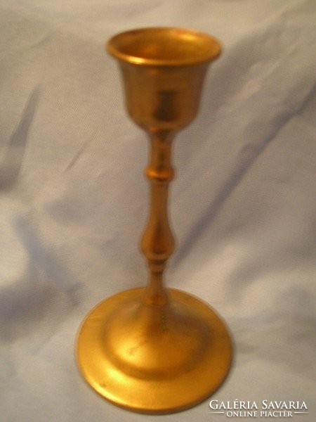 Antique Biedermeier .Solid copper candle holder rarity 13 cm