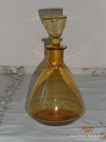 Liqueur bottle with amber stopper