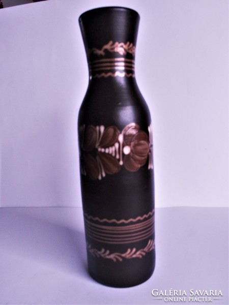 Ceramic vase, marked retro Hódmezővásárhely, flawless, spectacular piece