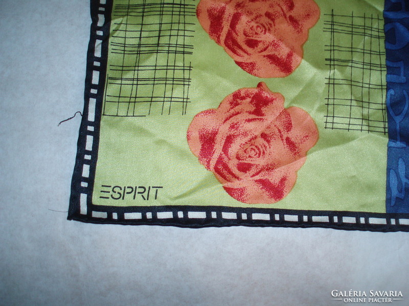 Vintage ESPRIT valódi silk kendő