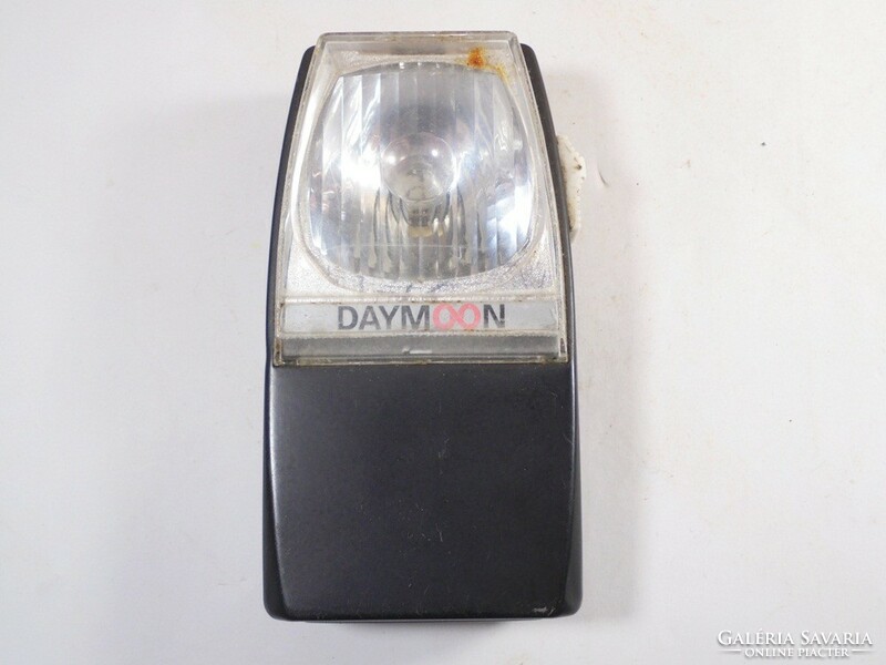 Old retro portable flashlight flashlight flat daymoon brand approx. 1970s