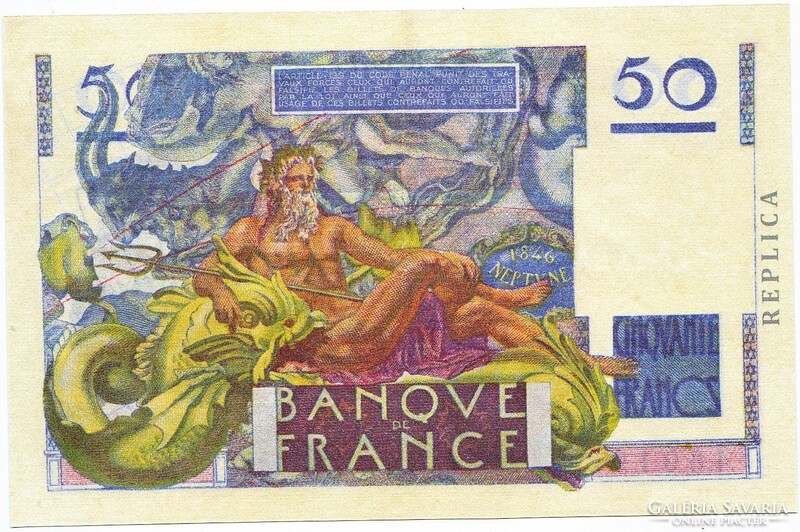 France 50 francs 1947 replica