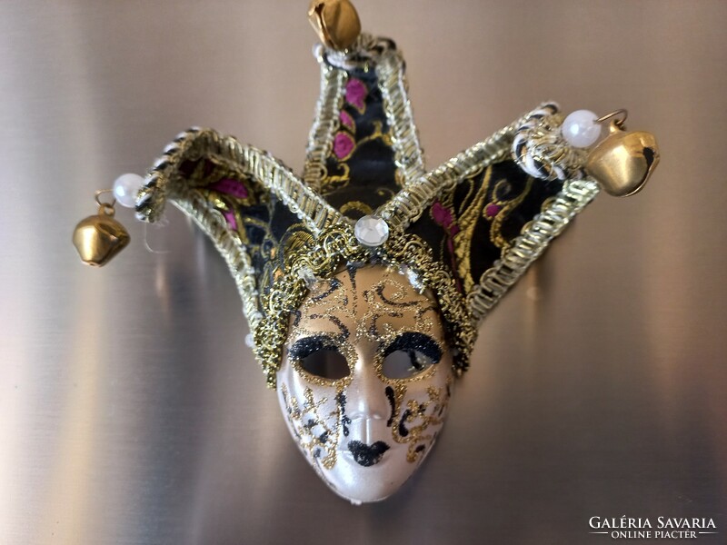 Velencei karneváli maszk, hűtőmágnes