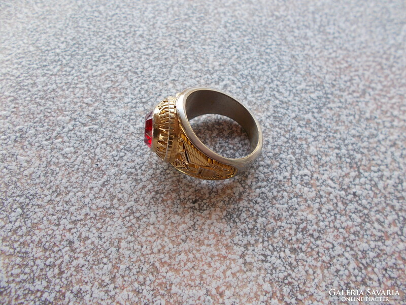 US army gold-plated ring, 22mm