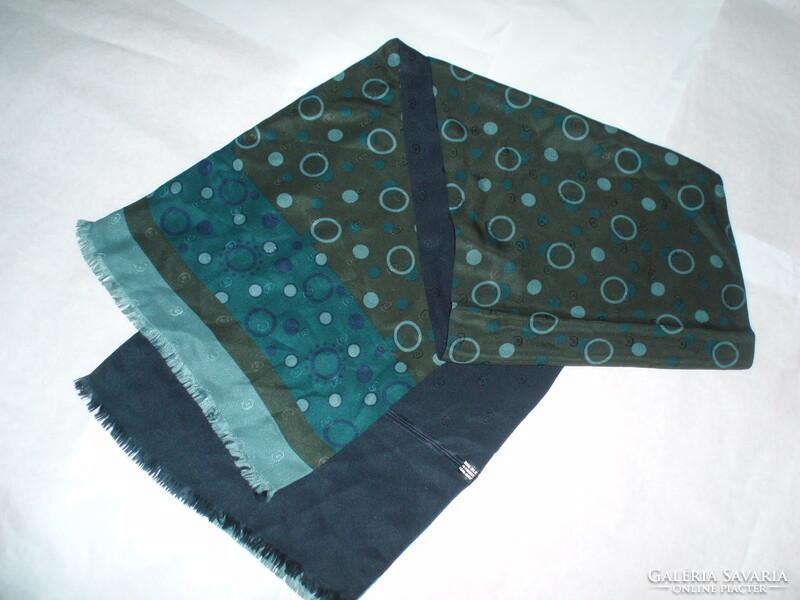 Vintage real silk men's silk scarf