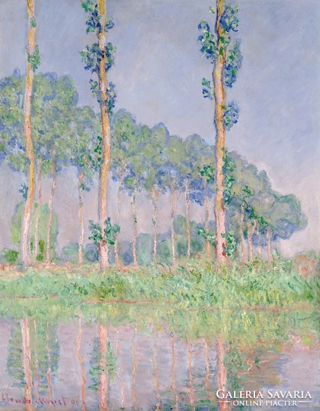 Claude Monet - Nyárfák - reprint