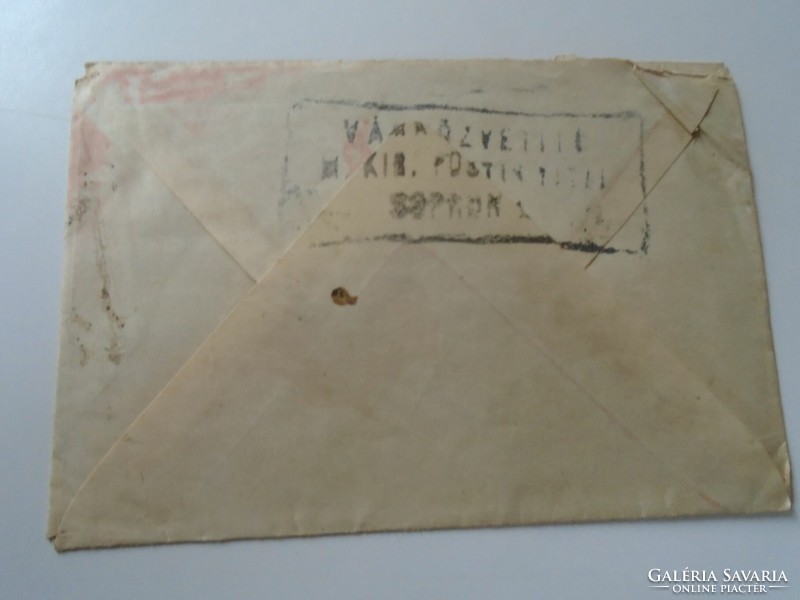 D193521 letter 1931 bentzik ella ﻿- wien nagykanizsa - customs broker m.Kir. Post office in Sopron