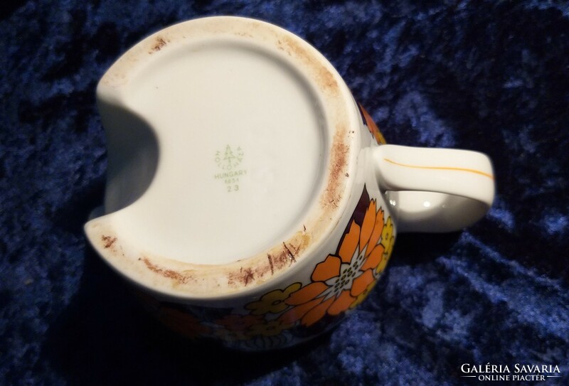 Hollóháza porcelain clattering coffee pot
