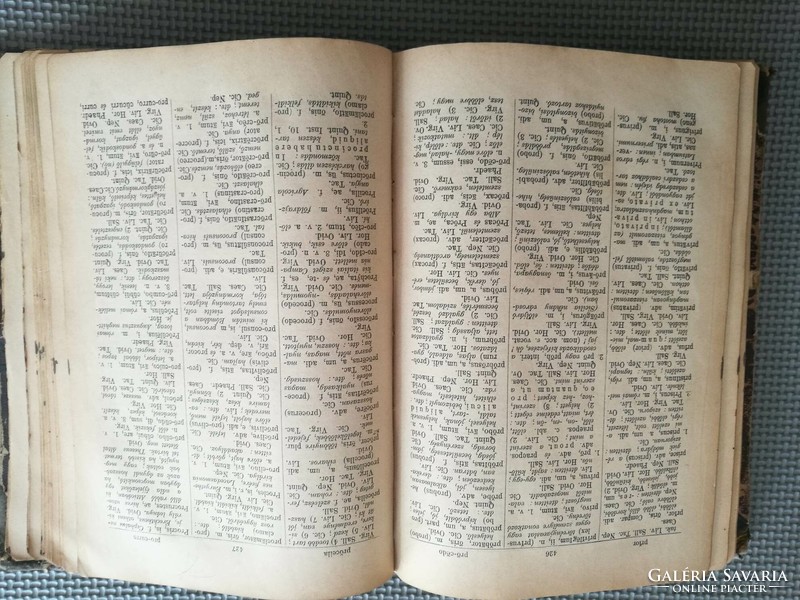 Szabó: Latin-magyar szótár kiadja Gross Gusztáv 1878