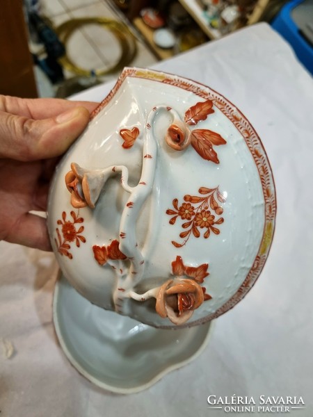Old Herend porcelain bonbonier