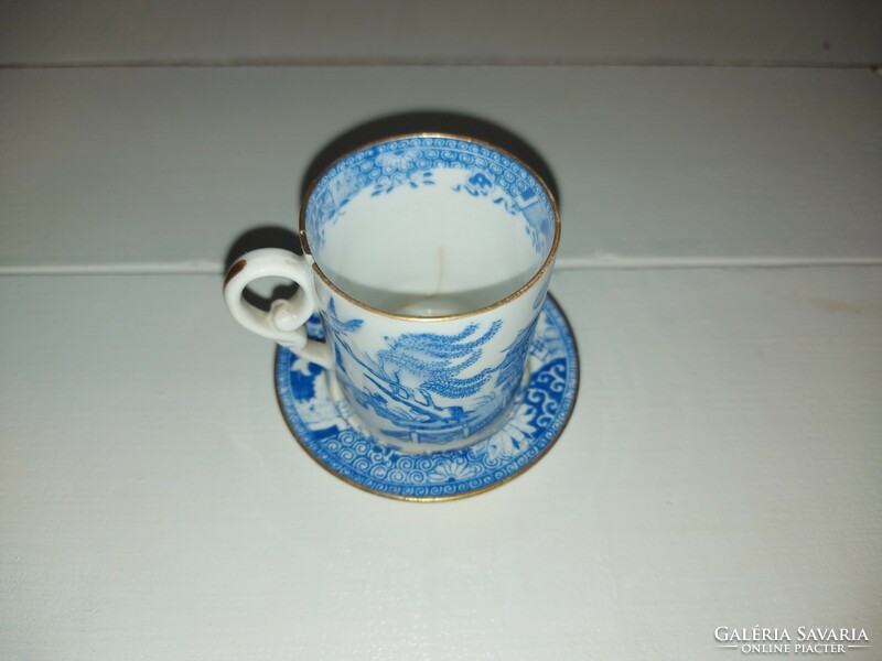 Antique English Copeland Spode Porcelain Mocha Cup (4)