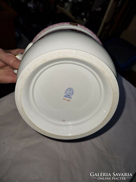 Herend porcelain pot