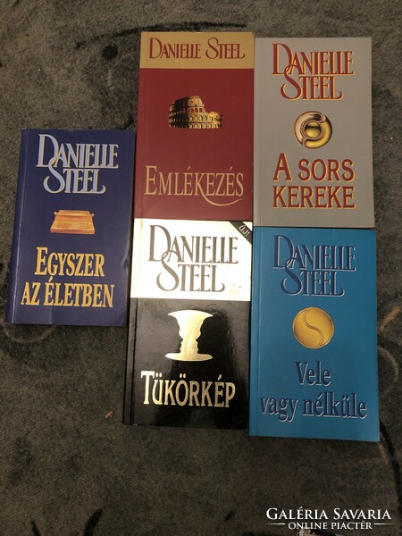 5 db Danielle Steel könyv