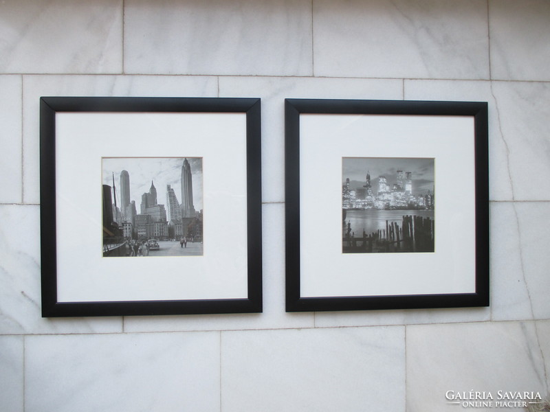 New York ikertornyai, amikor még álltak: művészfotó New York City egy ikonikus pontjáról