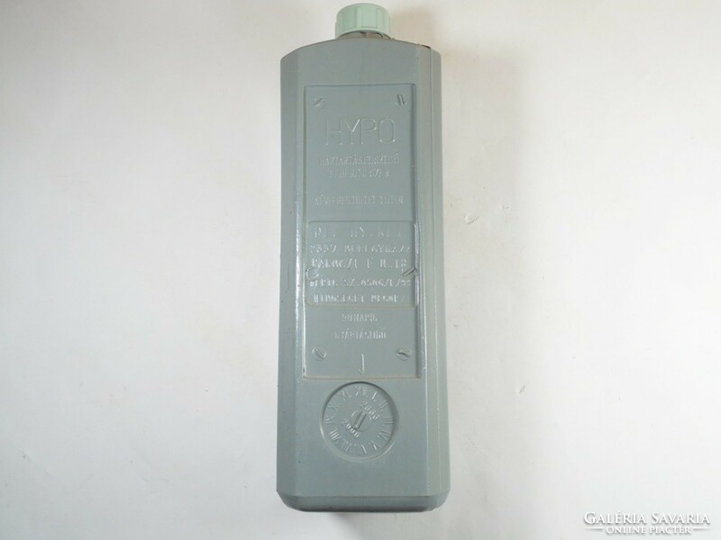 Retro hypo plastic bottle embossed inscription - del hy kft. - From the 2000s