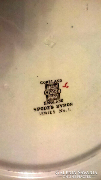 English copeland spode byron divided serving bowl series no.1.