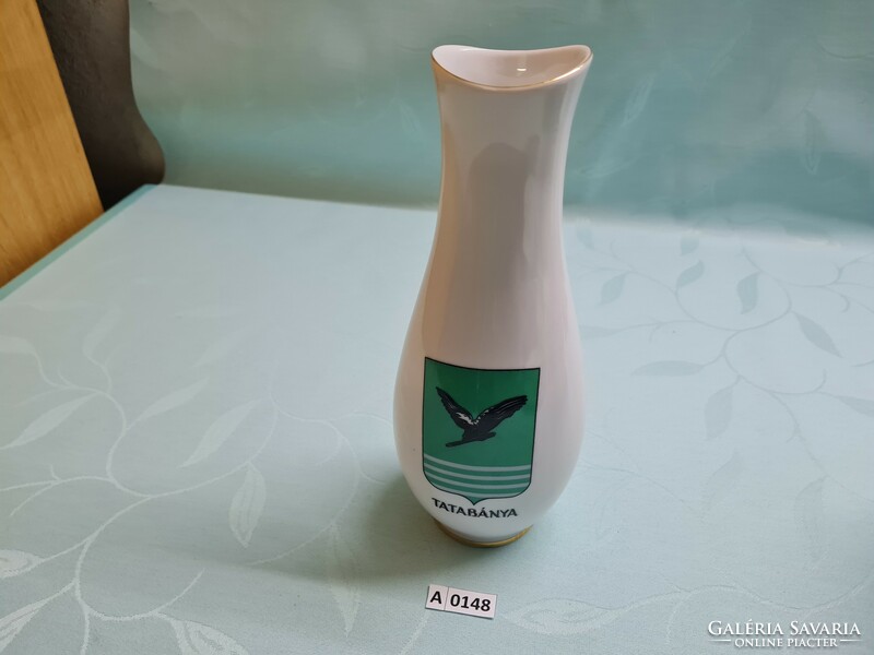A0148 Hollóházi Tatabánya váza 24,5 cm