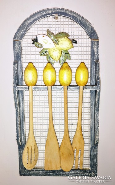 English wooden kitchen wall decoration (wooden spoon set)