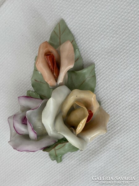 Aquincum hand painted rose bouquet