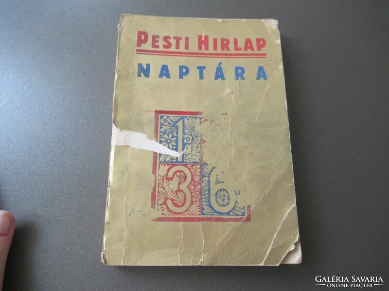 Pesti Hírlap naptára 1936