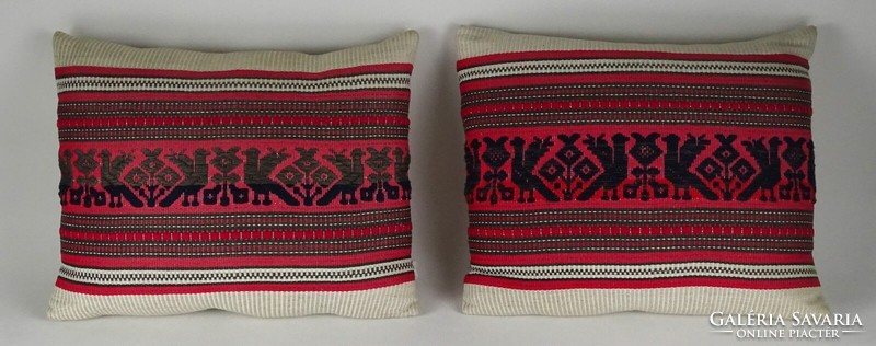 1L729 embroidered cross-stitch bird pattern needlework small decorative pillow pair
