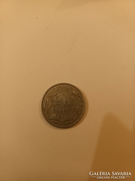 1987 Swiss 2 francs