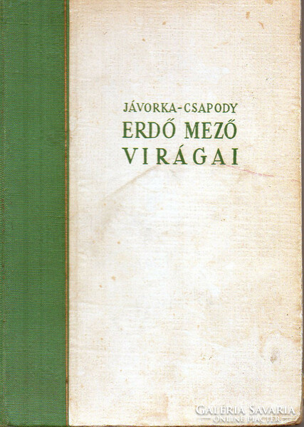 Erdő mező virágai antikvár könyv 1955-ös kiadás.